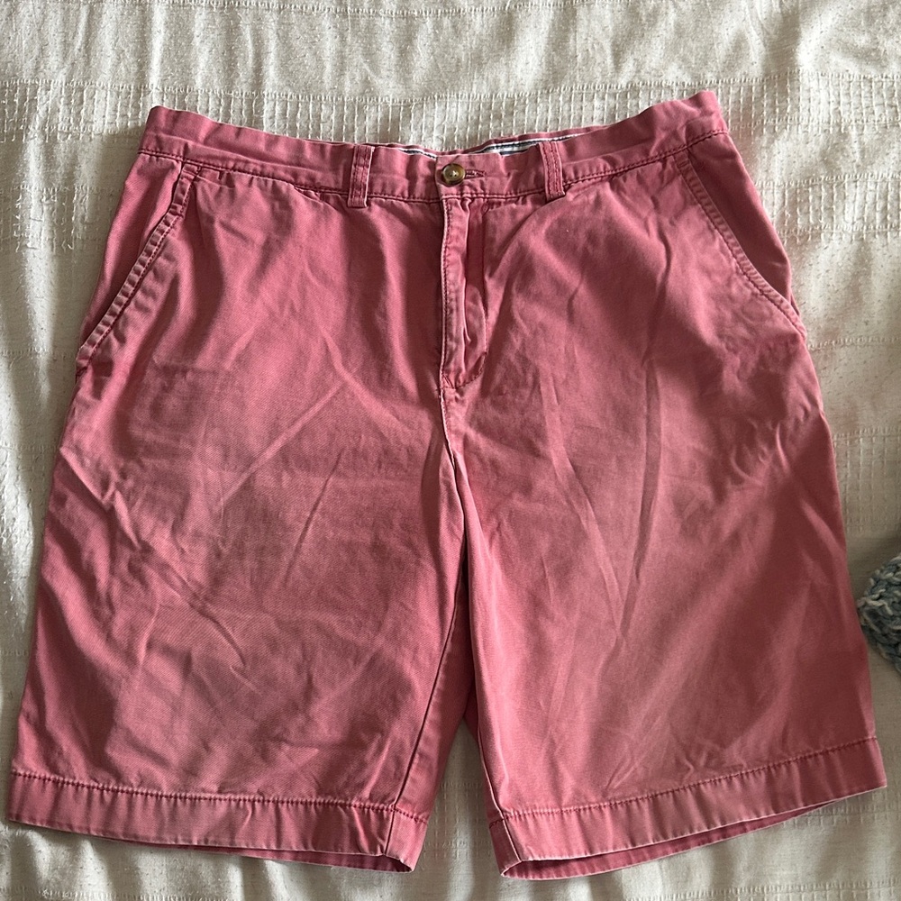 Tommy Hilfiger Men's Salmon Flat Front Shorts